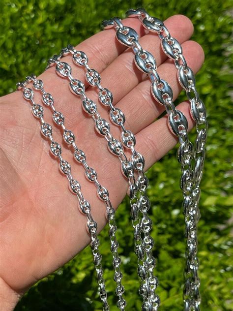 buy silver gucci link|gucci mariner link chain silver.